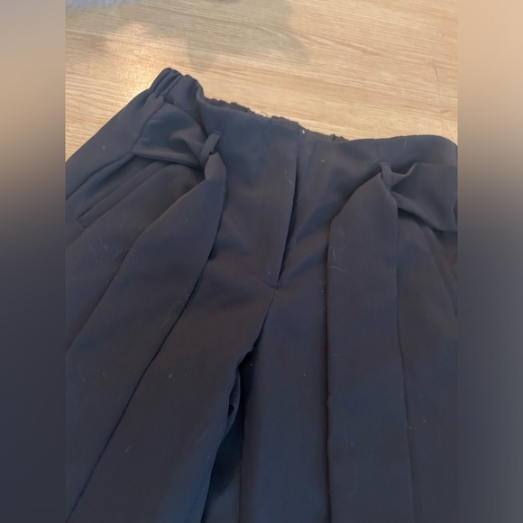 Eclipse Black Tie-Waist Dress Pants - Picture 2 of 8